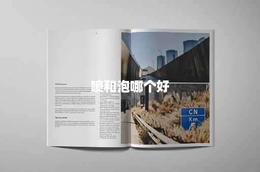 喷和泡哪个好