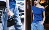 2025年8月25日 水火相战日穿搭：深蓝配浅粉平衡情绪