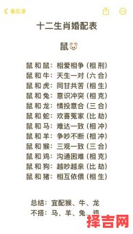 十二生肖最佳婚配属相查询，属相相配指南大全-第1张图片