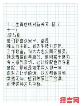 属狗的和什么属相最配？12生肖配对解析-第1张图片