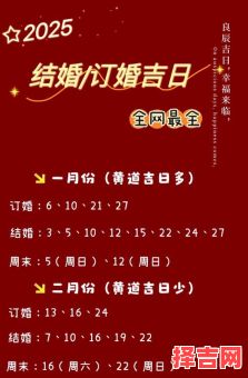 【2025婚礼择日大全】2025年结婚黄道吉日～吉日清单|时辰推荐·双春闰月优选·新人收藏必备-第1张图片