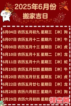 【2025阳历7月搬家好日子全表】7月乔迁黄道吉日丨搬家最佳日期丶宜忌时辰一览-第1张图片