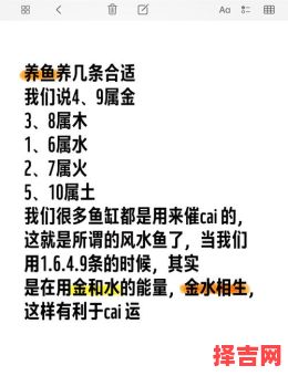 2025年10月适合养鱼吉日吉时 2025年10月养鱼吉日查询-第1张图片